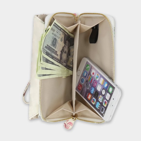 Wallet with Wristlet in Aztec Print - Picture 4 of 4